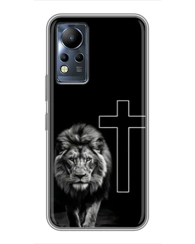 Чехол для Infinix Note 12 с картинкой «Лев и Крест» Чехол для Infinix Note 12 с картинкой «Лев и Крест»
