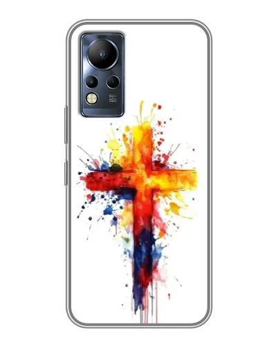Чехол для Infinix Note 12 с картинкой «Акварельный крест» Чехол для Infinix Note 12 с картинкой «Акварельный крест»