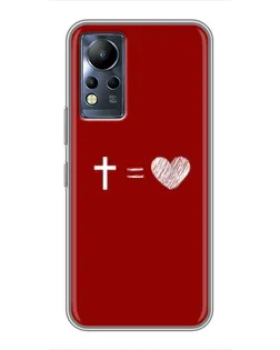 Чехол для Infinix Note 12 с картинкой «Уравнение любви» Чехол для Infinix Note 12 с картинкой «Уравнение любви»