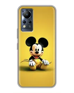 Чохол для Infinix Note 12 з картинкою «Міккі на жовтому»