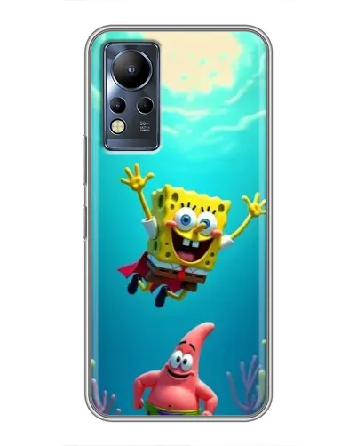 Чехол для Infinix Note 12 с картинкой «Спанч Боб под водой» Чехол для Infinix Note 12 с картинкой «Спанч Боб под водой»