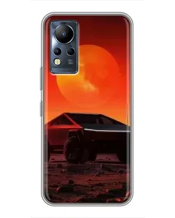 Чехол для Infinix Note 12 с картинкой «Cybertruck на Марсе» Чехол для Infinix Note 12 с картинкой «Cybertruck на Марсе»
