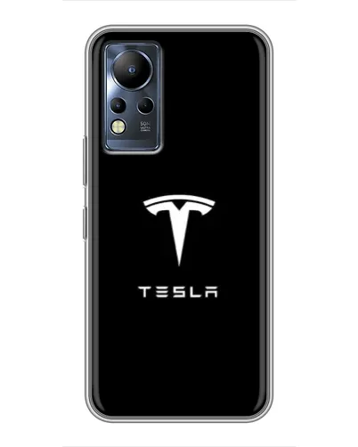 Чехол для Infinix Note 12 с картинкой «Tesla White Logo» Чехол для Infinix Note 12 с картинкой «Tesla White Logo»