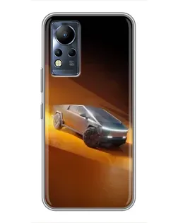 Чехол для Infinix Note 12 с картинкой «Cybertruck в пустыне» Чехол для Infinix Note 12 с картинкой «Cybertruck в пустыне»