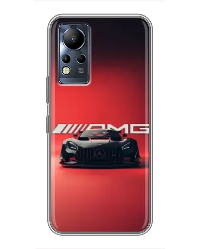 Чехол для Infinix Note 12 с картинкой «Mercedes AMG — красная линия»