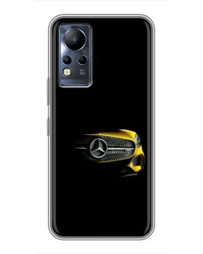 Чехол для Infinix Note 12 с картинкой «Mercedes — ретро стиль»