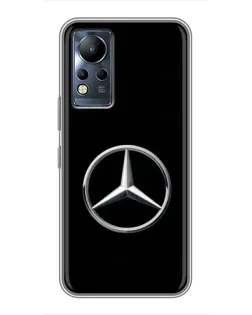 Чехол для Infinix Note 12 с картинкой «Mercedes классический лого»