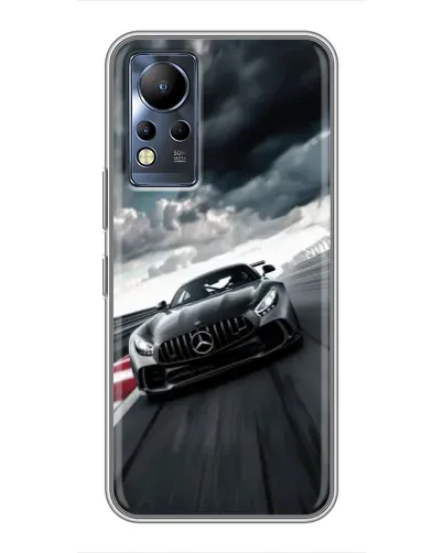 Чехол для Infinix Note 12 с картинкой «Гоночный Mercedes AMG»