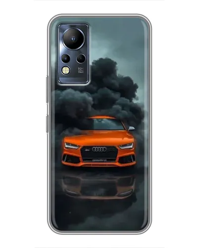 Чехол для Infinix Note 12 с картинкой «Audi в облаках дыма» Чехол для Infinix Note 12 с картинкой «Audi в облаках дыма»