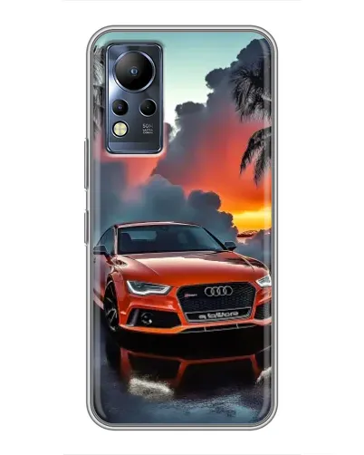 Чехол для Infinix Note 12 с картинкой «Audi — закат» Чехол для Infinix Note 12 с картинкой «Audi — закат»