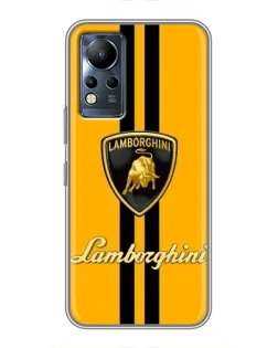Чохол для Infinix Note 12 з картинкою «Lamborghini Stripe жовтий» Чохол для Infinix Note 12 з картинкою «Lamborghini Stripe жовтий»