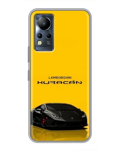 Чохол для Infinix Note 12 з картинкою «Lamborghini Huracan чорний»