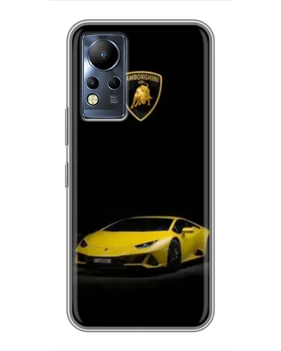 Чохол для Infinix Note 12 з картинкою «Lamborghini жовтий акцент»