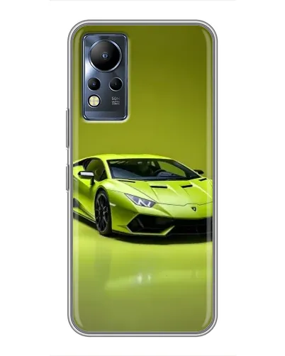 Чохол для Infinix Note 12 з картинкою «Салатовий Lamborghini Huracan»