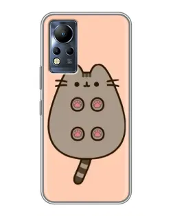 Чохол для Infinix Note 12 з картинкою «Пушин пузиком догори»