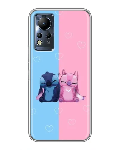 Чехол для Infinix Note 12 с картинкой «Stitch и Angel Love» Чехол для Infinix Note 12 с картинкой «Stitch и Angel Love»