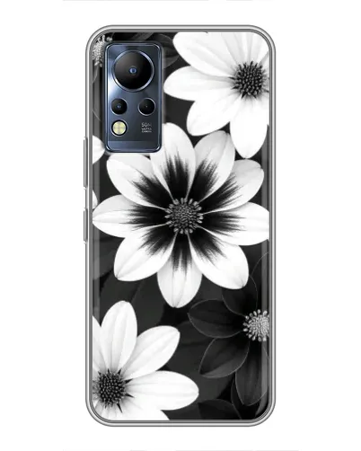 Чехол для Infinix Note 12 с картинкой «Монохромные астры» Чехол для Infinix Note 12 с картинкой «Монохромные астры»