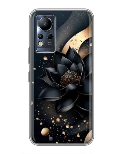 Чехол для Infinix Note 12 с картинкой «Черный лотос» Чехол для Infinix Note 12 с картинкой «Черный лотос»