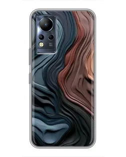 Чехол для Infinix Note 12 с картинкой «Цветные волны каньона» Чехол для Infinix Note 12 с картинкой «Цветные волны каньона»