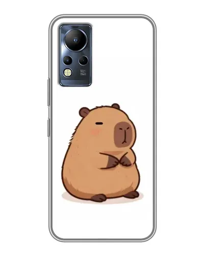 Чехол для Infinix Note 12 с картинкой «Толстенькая капибара»