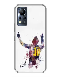 Чехол для Infinix Note 12 с картинкой «Акварельный Месси Барселона» Чехол для Infinix Note 12 с картинкой «Акварельный Месси Барселона»