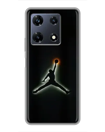 Чехол для Infinix Note 30 Pro с картинкой «Jordan Gradient Logo» Чехол для Infinix Note 30 Pro с картинкой «Jordan Gradient Logo»
