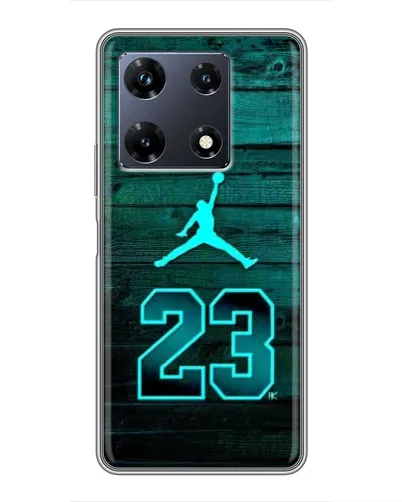 Чехол для Infinix Note 30 Pro с картинкой «Jordan Cyan 23» Чехол для Infinix Note 30 Pro с картинкой «Jordan Cyan 23»