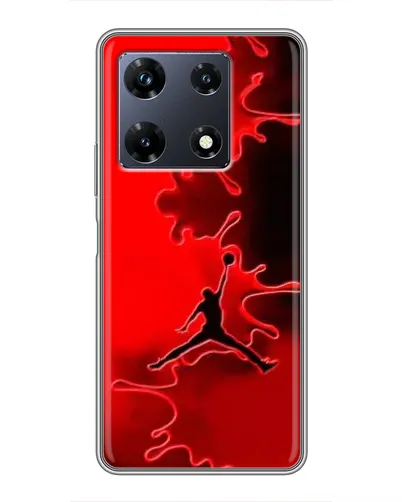 Чехол для Infinix Note 30 Pro с картинкой «Jordan Red Smoke» Чехол для Infinix Note 30 Pro с картинкой «Jordan Red Smoke»