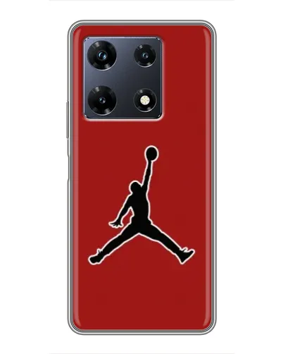 Чехол для Infinix Note 30 Pro с картинкой «Jordan Red Back» Чехол для Infinix Note 30 Pro с картинкой «Jordan Red Back»