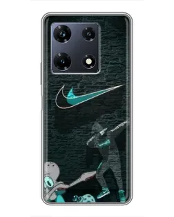 Чехол для Infinix Note 30 Pro с картинкой «Спортивный арт Nike» Чехол для Infinix Note 30 Pro с картинкой «Спортивный арт Nike»