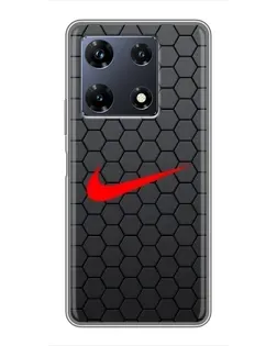 Чехол для Infinix Note 30 Pro с картинкой «Nike — карбоновая сетка» Чехол для Infinix Note 30 Pro с картинкой «Nike — карбоновая сетка»