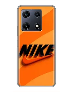 Чехол для Infinix Note 30 Pro с картинкой «Оранжевый драйв Nike» Чехол для Infinix Note 30 Pro с картинкой «Оранжевый драйв Nike»