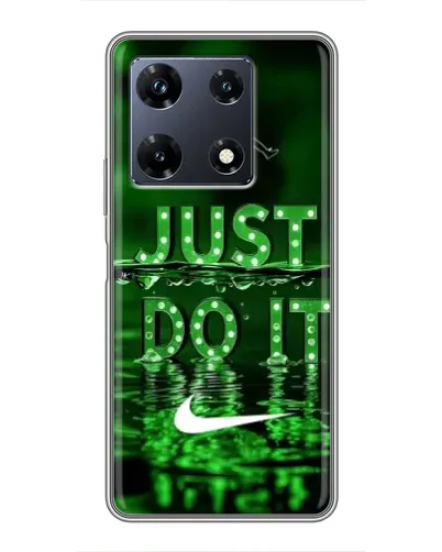 Чехол для Infinix Note 30 Pro с картинкой «Зеленый неоновый Nike»