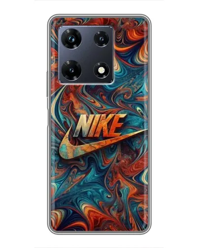 Чехол для Infinix Note 30 Pro с картинкой «Nike в абстракции»