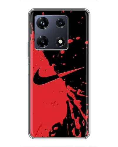 Чехол для Infinix Note 30 Pro с картинкой «Красные брызги Nike» Чехол для Infinix Note 30 Pro с картинкой «Красные брызги Nike»