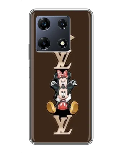 Чехол для Infinix Note 30 Pro с картинкой «LV и Микки Маус» Чехол для Infinix Note 30 Pro с картинкой «LV и Микки Маус»