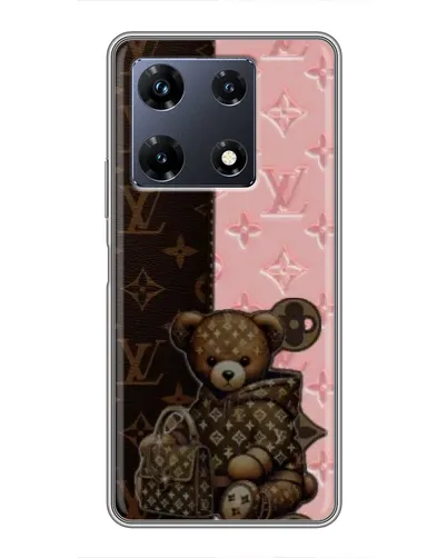 Чехол для Infinix Note 30 Pro с картинкой «Мишка в стиле LV» Чехол для Infinix Note 30 Pro с картинкой «Мишка в стиле LV»