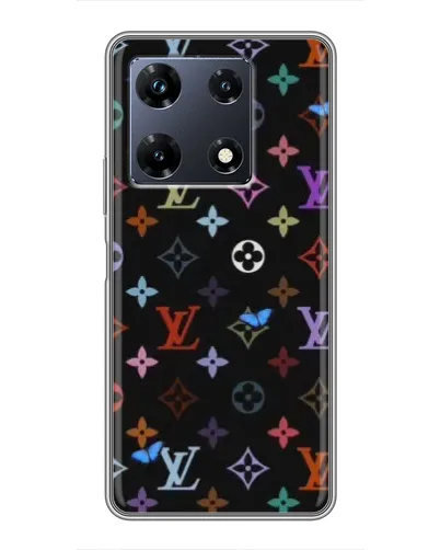 Чехол для Infinix Note 30 Pro с картинкой «Цветная монограмма LV» Чехол для Infinix Note 30 Pro с картинкой «Цветная монограмма LV»