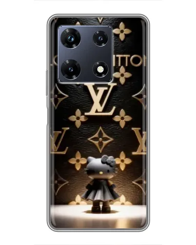 Чехол для Infinix Note 30 Pro с картинкой «Монограмма с фигурой» Чехол для Infinix Note 30 Pro с картинкой «Монограмма с фигурой»
