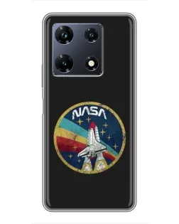 Чехол для Infinix Note 30 Pro с картинкой «NASA — эмблема миссии» Чехол для Infinix Note 30 Pro с картинкой «NASA — эмблема миссии»