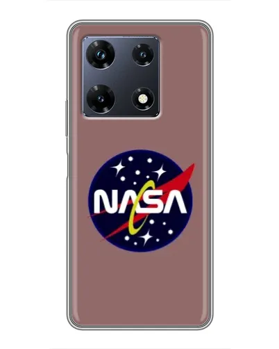 Чехол для Infinix Note 30 Pro с картинкой «NASA — ретро космос»