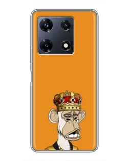 Чохол для Infinix Note 30 Pro з картинкою «Золота мавпа Bored Ape»