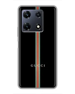 Чехол для Infinix Note 30 Pro с картинкой «Gucci — строгая линия»