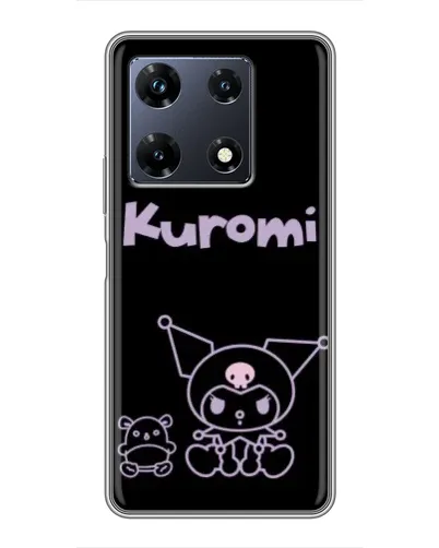 Чехол для Infinix Note 30 Pro с картинкой «Kuromi — черный минимализм» Чехол для Infinix Note 30 Pro с картинкой «Kuromi — черный минимализм»