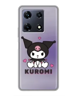 Чехол для Infinix Note 30 Pro с картинкой «Kuromi — фиолетовый арт» Чехол для Infinix Note 30 Pro с картинкой «Kuromi — фиолетовый арт»