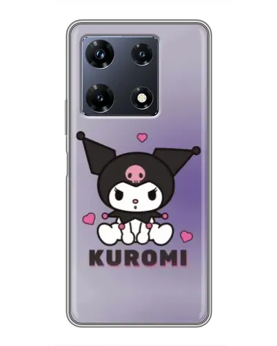 Чехол для Infinix Note 30 Pro с картинкой «Kuromi — фиолетовый арт» Чехол для Infinix Note 30 Pro с картинкой «Kuromi — фиолетовый арт»