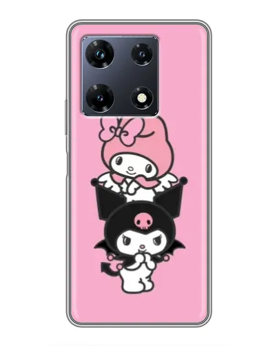 Чехол для Infinix Note 30 Pro с картинкой «My Melody и Kuromi» Чехол для Infinix Note 30 Pro с картинкой «My Melody и Kuromi»