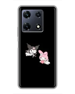 Чехол для Infinix Note 30 Pro с картинкой «My Melody и Kuromi» Чехол для Infinix Note 30 Pro с картинкой «My Melody и Kuromi»