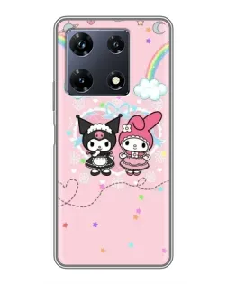 Чехол для Infinix Note 30 Pro с картинкой «My Melody и Kuromi» Чехол для Infinix Note 30 Pro с картинкой «My Melody и Kuromi»