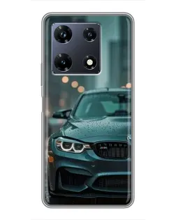 Чохол для Infinix Note 30 Pro з картинкою «BMW у вогнях міста» Чохол для Infinix Note 30 Pro з картинкою «BMW у вогнях міста»